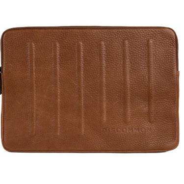 Brown leather laptop sleeve