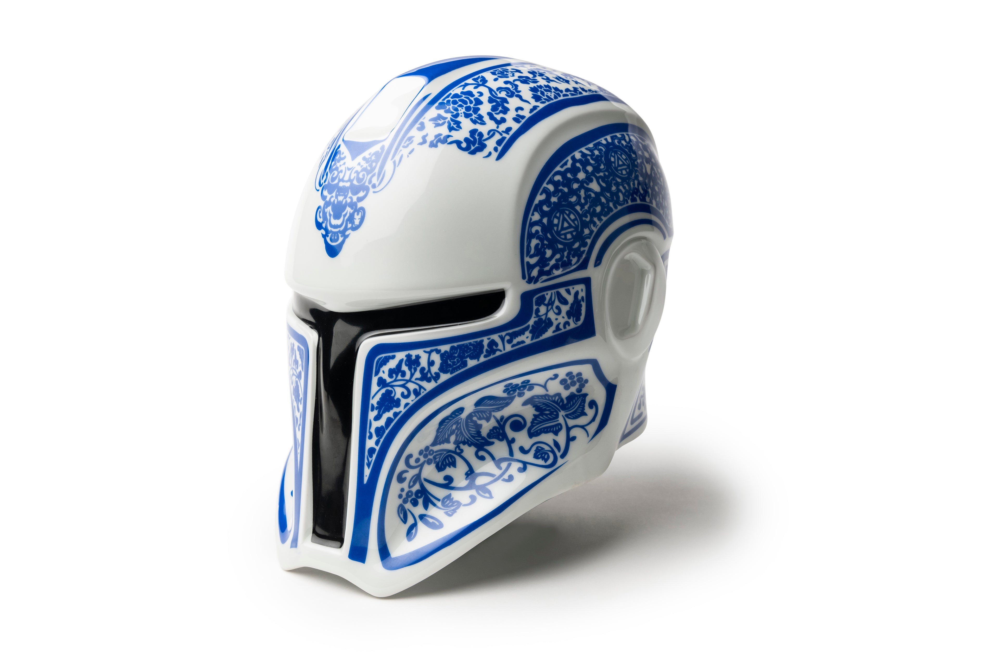 Iron Mando porcelain helmet 1