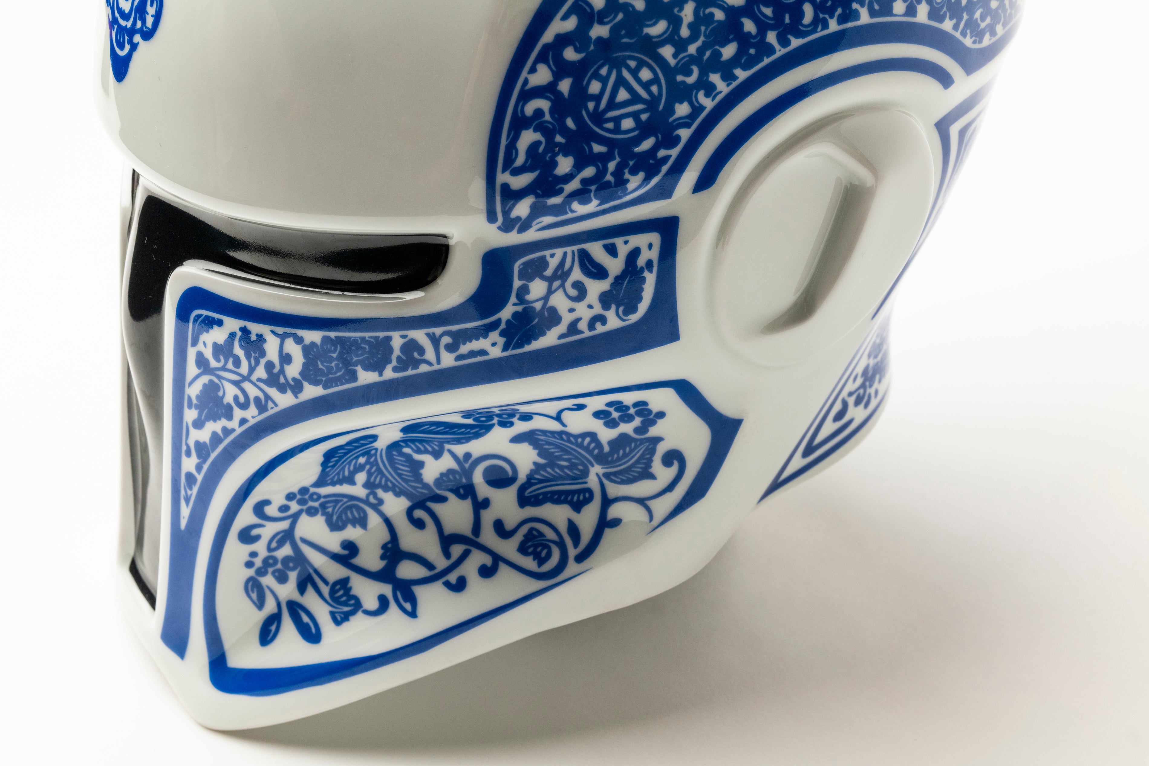 ceramic disc motorcycle helmet Porcelain Helmet No. 1 || Sculpture by Discommon Goods